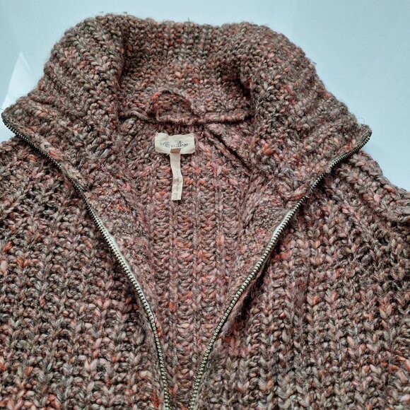 Wilfred Free Zip Up Wool Blend Cardigan with Pockets - Picture 6 of 9